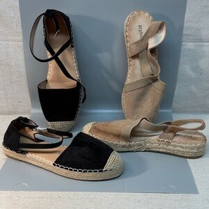 2 "Espadrille" Like Shoes